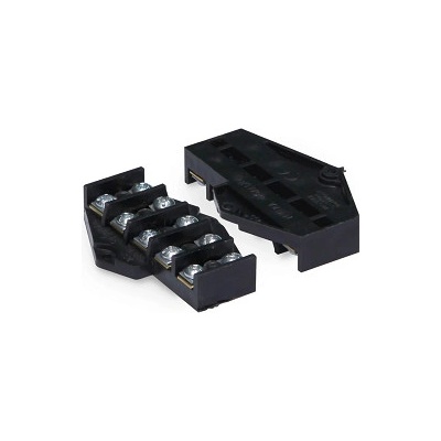 PLASTROL Svorkovnice póly:5 šroubová svorka 2,5mm2 černá 450V