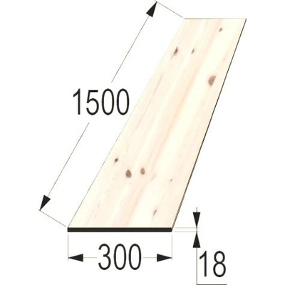 Spárovka SM 18x300 x 1500 průběžná A/B