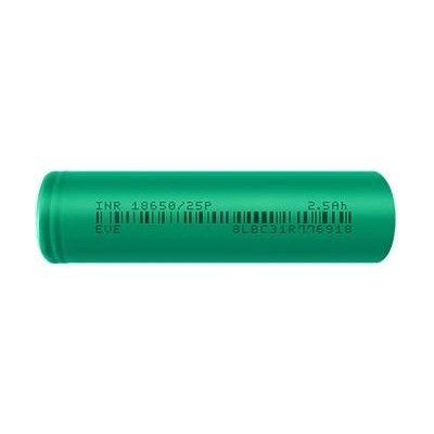 EVE Li-Ion 3,6V/2500mAh 20A INR18650-25P