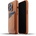 Mujjo Leather Wallet Case - кожен (естествена кожа) кейс с джоб за кредитна карта за iPhone 13 Pro Max (кафяв)