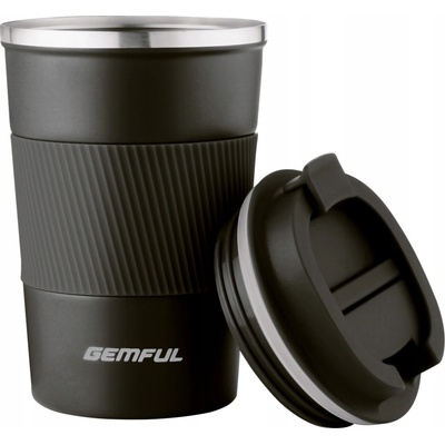 Gemful termohrnek nerezová ocel 380 ml černý