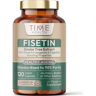 Time Health Fisetin Ultra Pure 100 mg - Anti-Aging Senolytic 120 kapslí