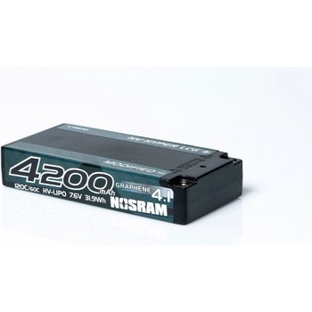 NOSRAM HV Ultra LCG Modified Shorty GRAPHENE-4.1 4200mAh Hardcase Akku 7.6V LiPo 120C/60C