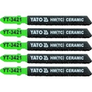 Yato pilový list do přímočaré pily na keramiku 75mm typ T 5 ks YT-3421