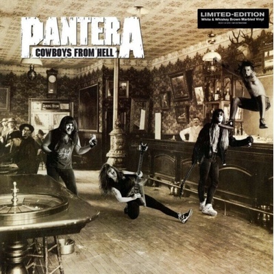 Pantera Cowboys From Hell Reissue Limited Edition White & Whiskey Brown Marbled LP