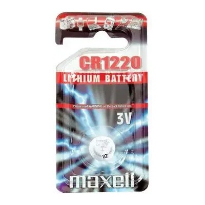 Maxell Бутонна батерия литиева maxell cr1220 3v (ml-bl-cr1220)