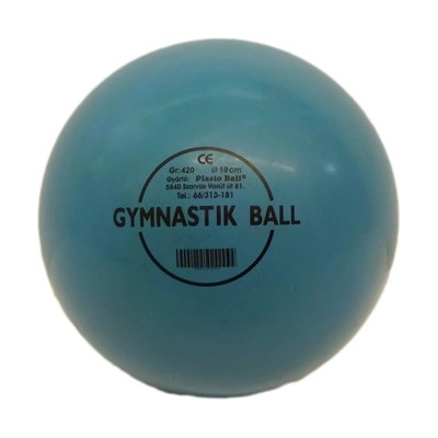 Plasto Гимнастическа / ритмична топка, синя, 19 см plasto