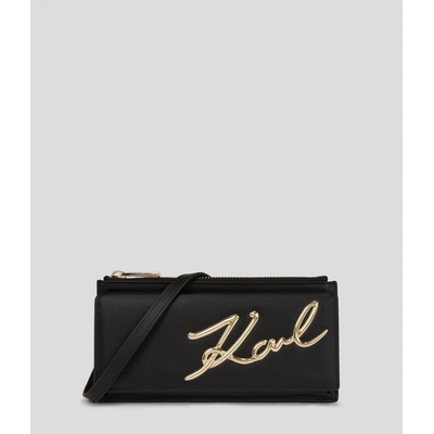 Karl Lagerfeld peňaženka K SIGNATURE 2.0 CROSSBODY WT čierna