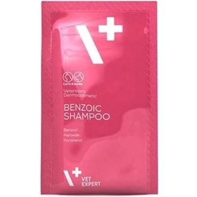 VetExpert Benzoic Shampoo Dog & Cat sáček 20 x 15 ml