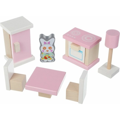 Cubika 13975 Kuchynka drevený nábytok pre bábiky