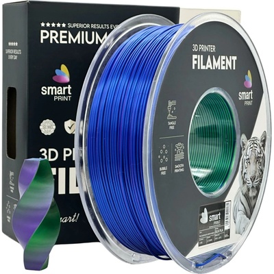 Smart Print PLA SILK viacfarebný modrý zelený fialový 1,75mm 1kg