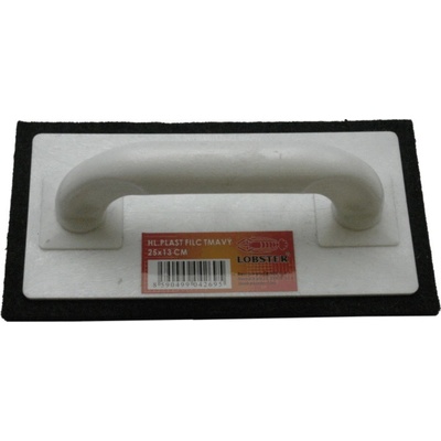 Hladítko Filc/plast 25x13 tmavý 104269