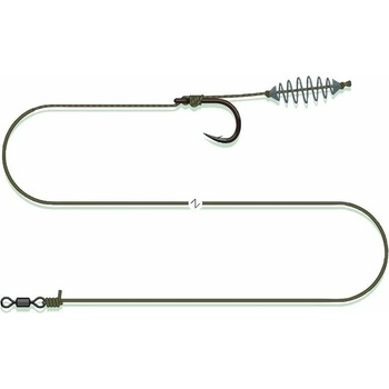 MadCat Náväzec Pellet Paste Rig Sinking 0,75 mm 1,2 mm 60 cm 2/0