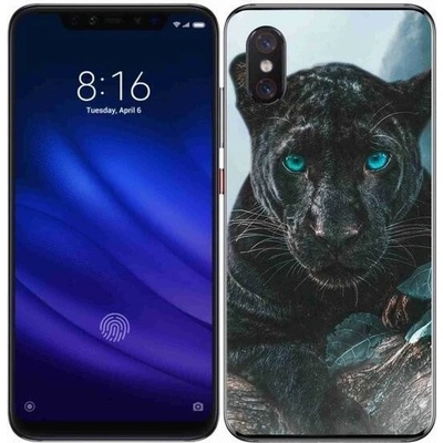 Pouzdro mmCase Gelové Xiaomi Mi 8 Pro - černý panter