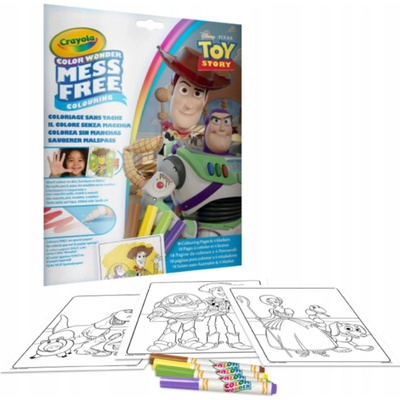 Crayola Omaľovánka pre deti 4 Nešpinivé Fixky Toy Story 3+