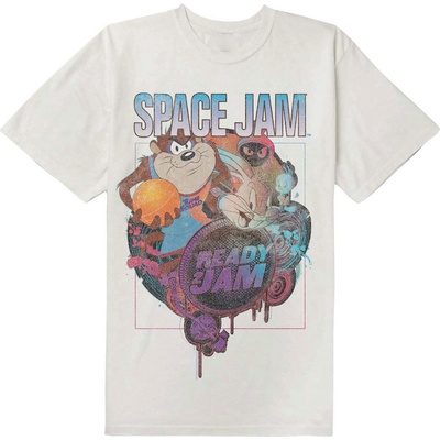 Space Jam tričko Ready 2 Jam biele