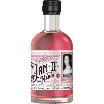 Jan II. for Maria Pink Gin MINI 37,5% 0,05 l (čistá fľaša)