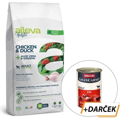 Alleva Holistic Adult Maxi Chicken and Duck 12 kg