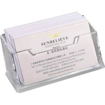 Kejea Поставка за визитки, пластмасова, прозрачна (1070320019)