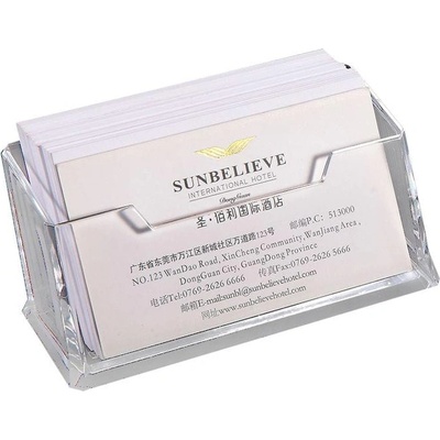 Kejea Поставка за визитки, пластмасова, прозрачна (1070320019)