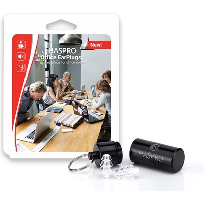 Haspro Office špunty do uší ke studiu a čtení 1 pár