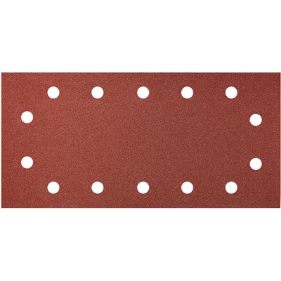 Graphite Brúsny papier na suchý zips 115 x 230 mm, K240, 5 ks, s otvormi 55H726