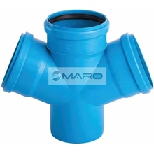 Aliaxis dBLUE Odbočka odpadní dvojitá 67°, odhlučněná 110/50 mm VCRZ110050067