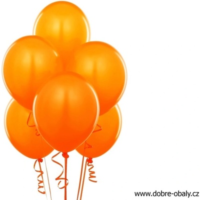 balónky PEARL ORANŽOVÉ