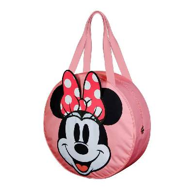 Чанта Karactermania Disney Minnie Mouse Face Jumbo Beach bag - Pink (Black)