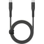 ENERGEA Кабел ENERGEA Flow 0.5m, черен, USB-A към USB-C, 5A, PD Fast Charge (Ene000025)