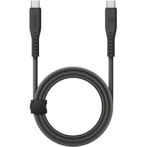 ENERGEA Кабел ENERGEA Flow 0.5m, черен, USB-A към USB-C, 5A, PD Fast Charge (Ene000025)
