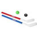 Hokejka 71 cm 2 ks s míčkem a pukem