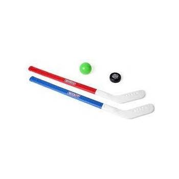 Hokejka 71 cm 2 ks s míčkem a pukem