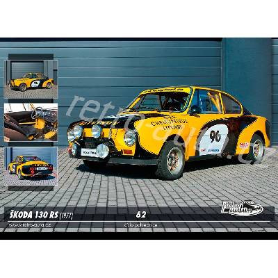 Pohlednice č. 62 - ŠKODA 130 RS (1977)