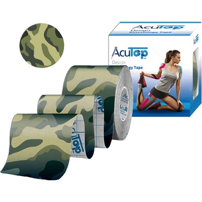 Nasara AcuTop Tapemilitary zelená 5 cm x 5 m