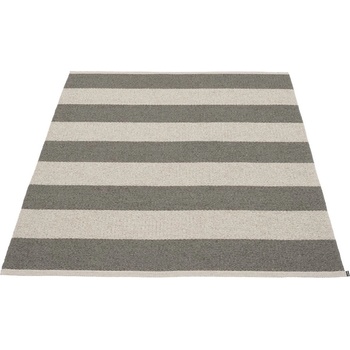 Pappelina Антрацитен и кремав килим за открито и закрито 140x180 cm Bob Charcoal Linen - Pappelina (BO9A418)