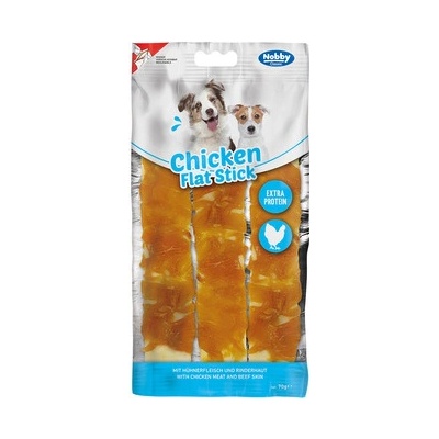Nobby Classic Chicken Flat Stick kuřecí ploché tyčinky 70 g