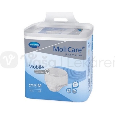 MoliCare Premium Mobile 6 kvapiek M Naťahovacie plienkové nohavičky 14 ks