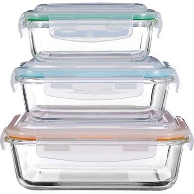 Premier Housewares Стъклени и кутии за храна 3 бр Freska - Premier Housewares (1209837)