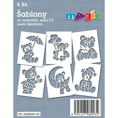Primo Magic Papírové šablony sada C2 MEDVÍDCI