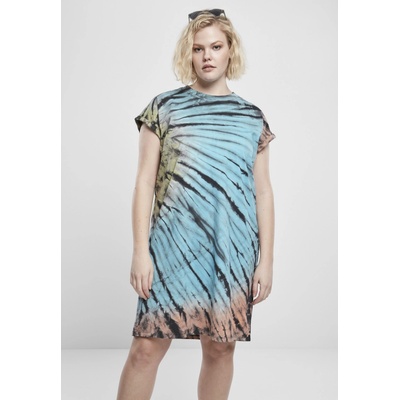 Urban classics Ladies Tie Dye Dress black