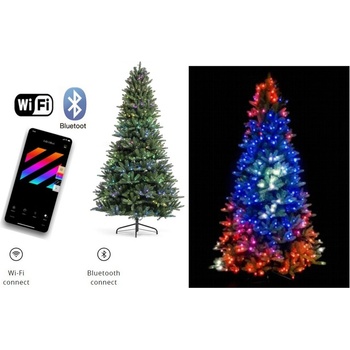 RGB LED Vianočný stromček svietiaci SMART 2,1m Twinkly 660 ks BT Wi-Fi