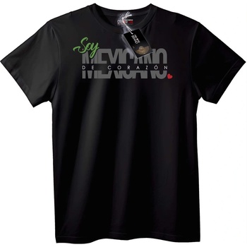 NOONEBRAND Тениска Аз Съм Мексиканец по Сърце - 2XL, White