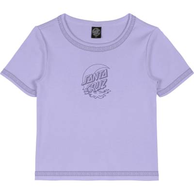 Santa Cruz Дамска тениска Santa Cruz Women's Moon Dot Reflection Front T-Shirt - Lavender - размер 16 (UK) (916-4711-0216)