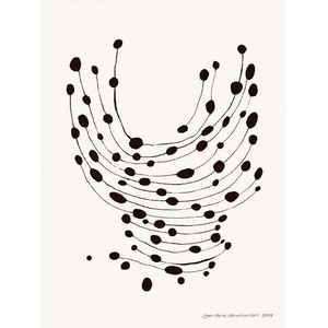 The Poster Club Постер 30x40 cm Dancing Dots - Leise Dich Abrahamsen - The Poster Club (10646-3)