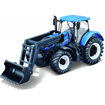 Bburago Traktor s nakladače Fendt 1050 Vario/New Holland kov/plast 16cm