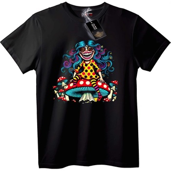 NOONEBRAND Тениска Гъбарска фея - M, Black