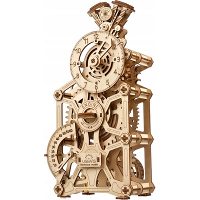 Ugears 3D mechanické puzzle Hodiny motoru 265 ks – Zboží Dáma
