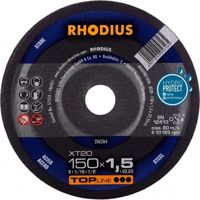 Rhodius Rezný kotúč 150 x 1,5 x 22,23 mm 206264