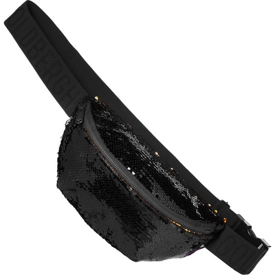 Goldbergh Glitter Fanny Pack Black
